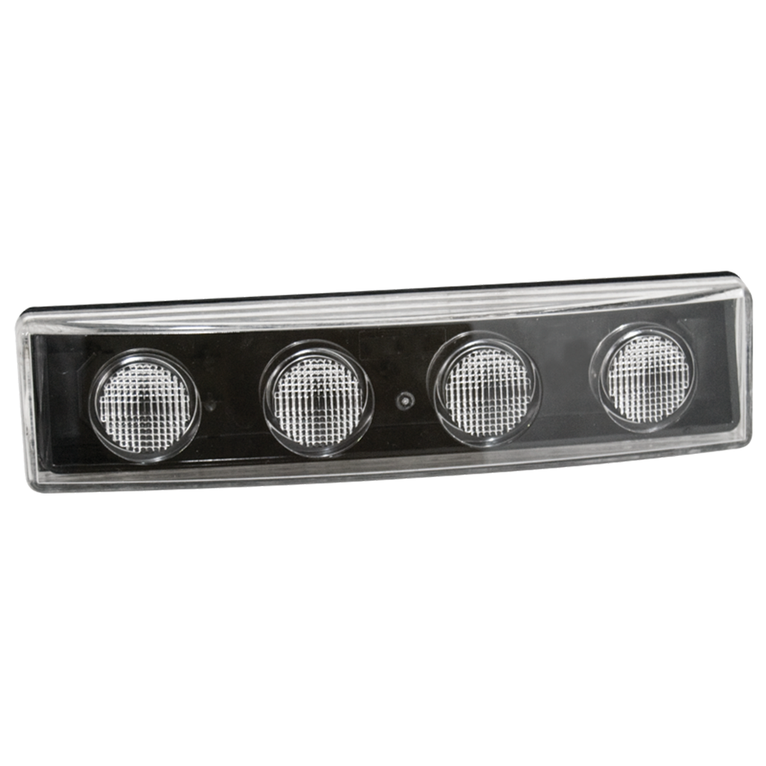 SINALEIRA TAPA SOL SCANIA ACRÍLICO CRISTAL 24 V (LED)