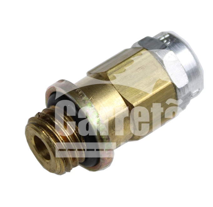 CONECTOR TUBO 06MM X M12 RAPIDA